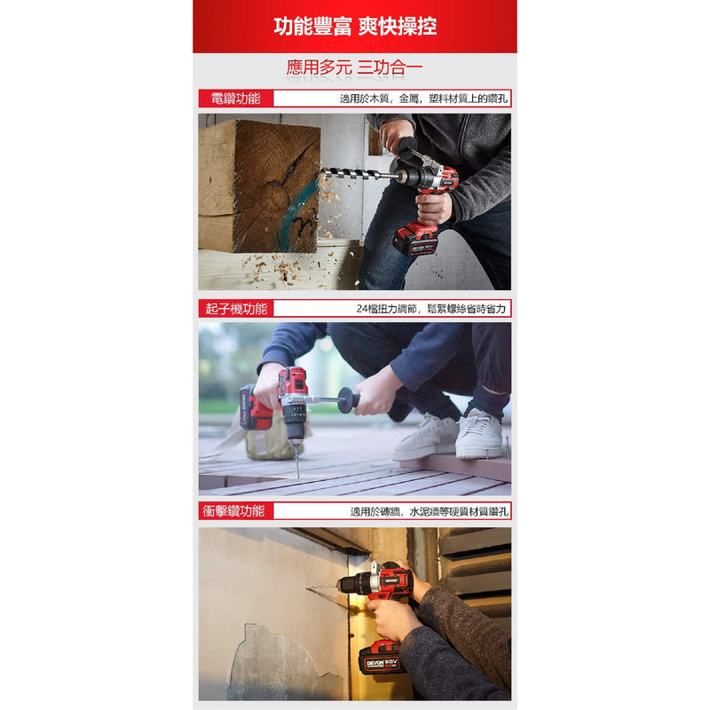 DEVON 大有 5283-Li-20TSI hammer drill