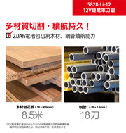 DEVON 大有 5828-Li-12 reciprocating saw