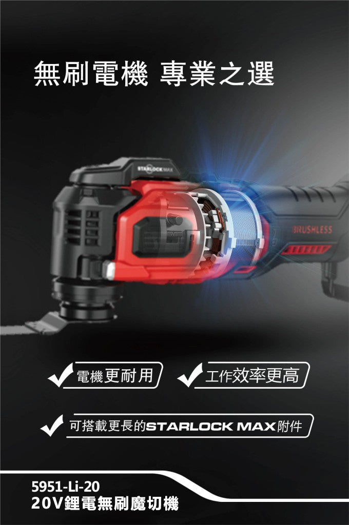 DEVON 大有 5951-Li-20 multi-tool