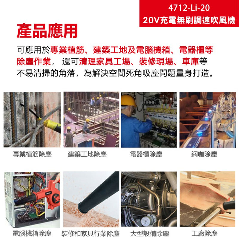 DEVON 大有 4712-Li-20E blower