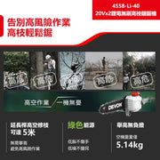DEVON 大有 4558-Li-40 pole chainsaw