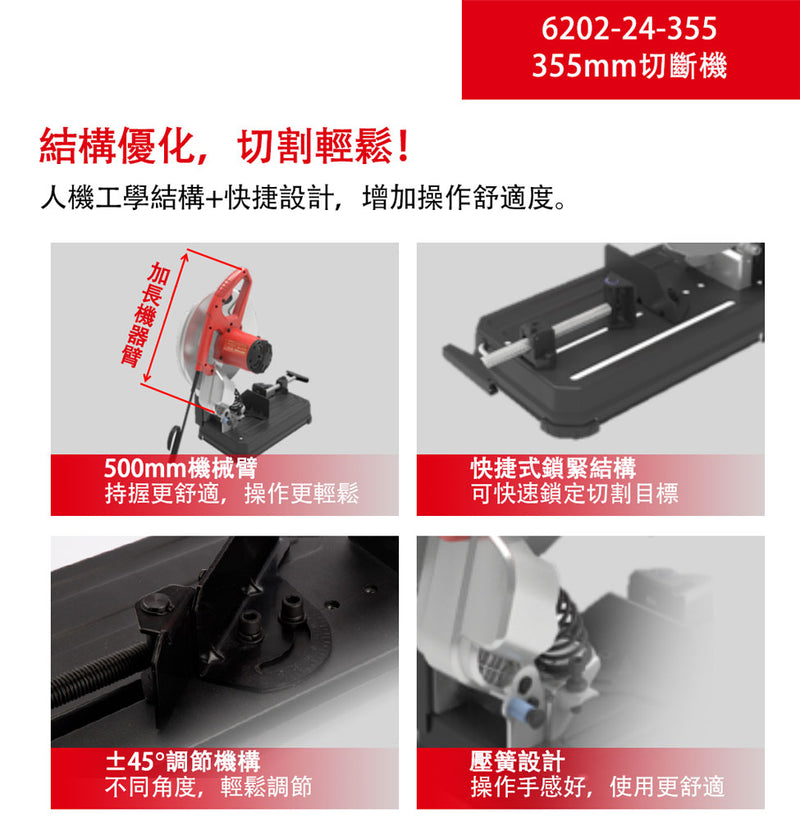 DEVON 大有 6202-24-355 cut-off saw