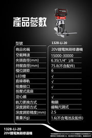 DEVON 大有 1328-Li-20 trim router