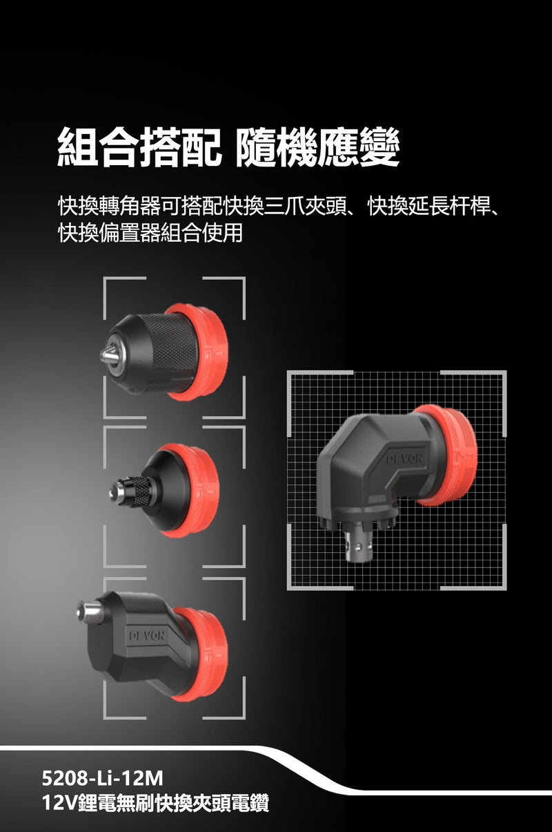 DEVON 大有 5208-Li-12MU drill