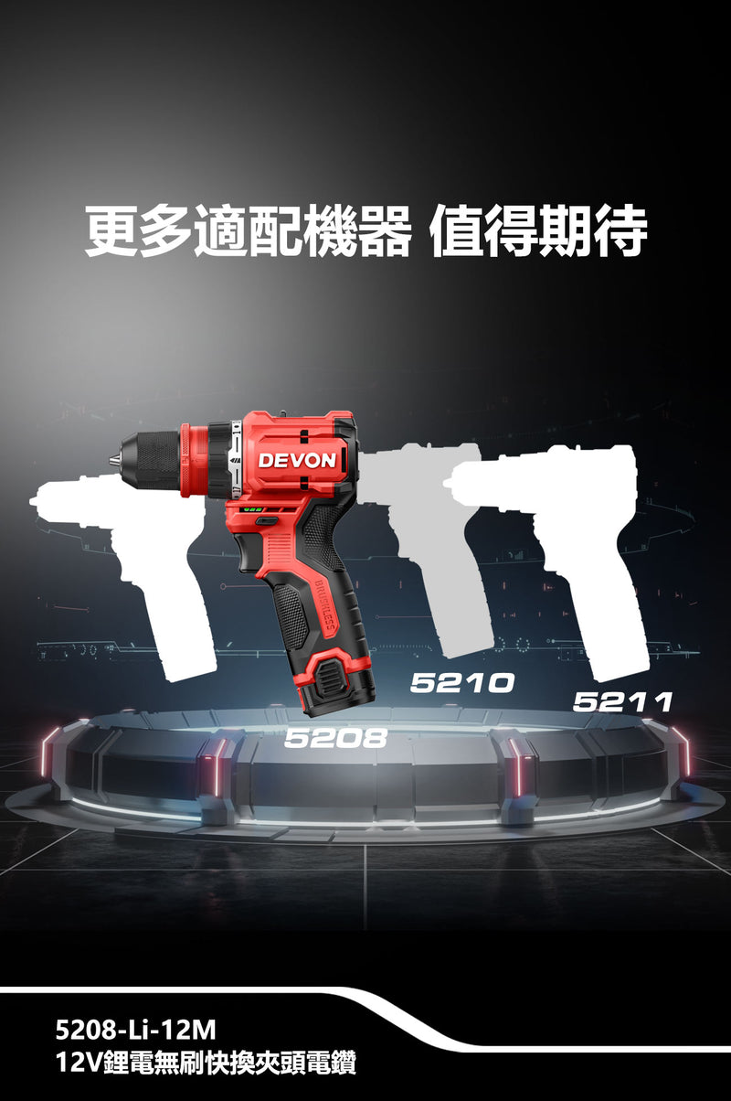 DEVON 大有 5208-Li-12MU drill