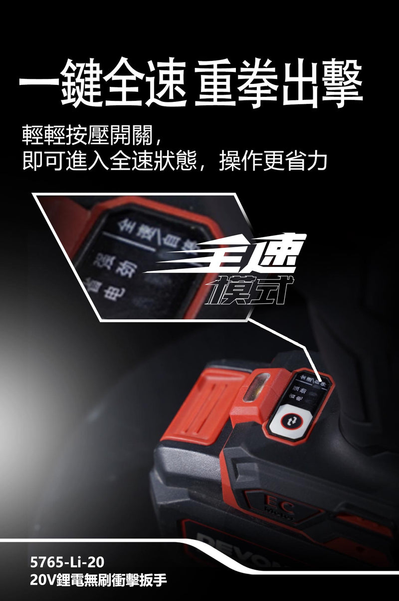 DEVON 大有 5765-Li-20 impact wrench