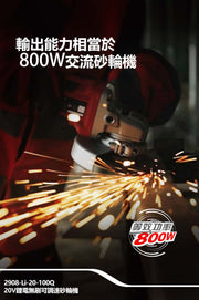 DEVON 大有 2908-Li-20Q angle grinder