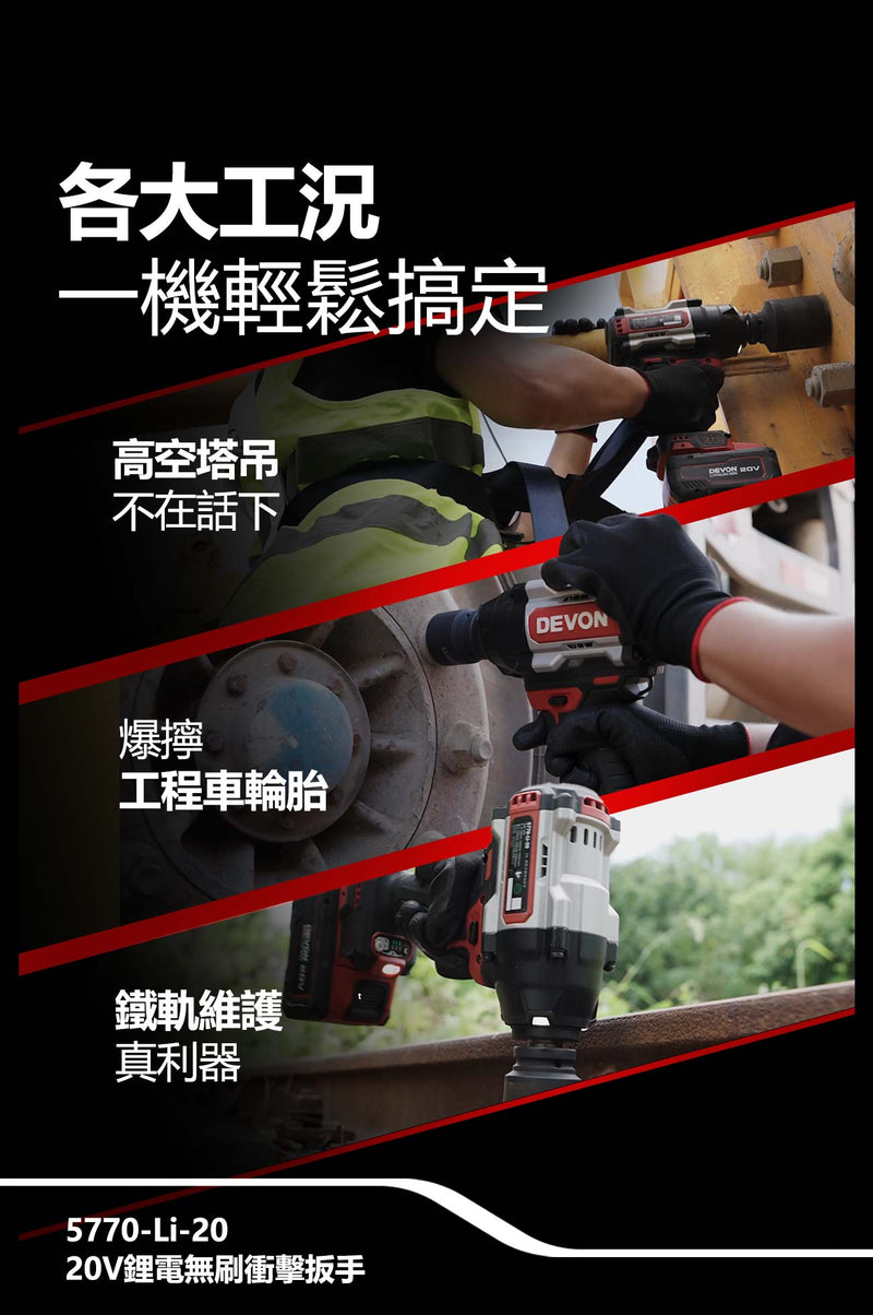 DEVON 大有 5770-Li-20 impact wrench