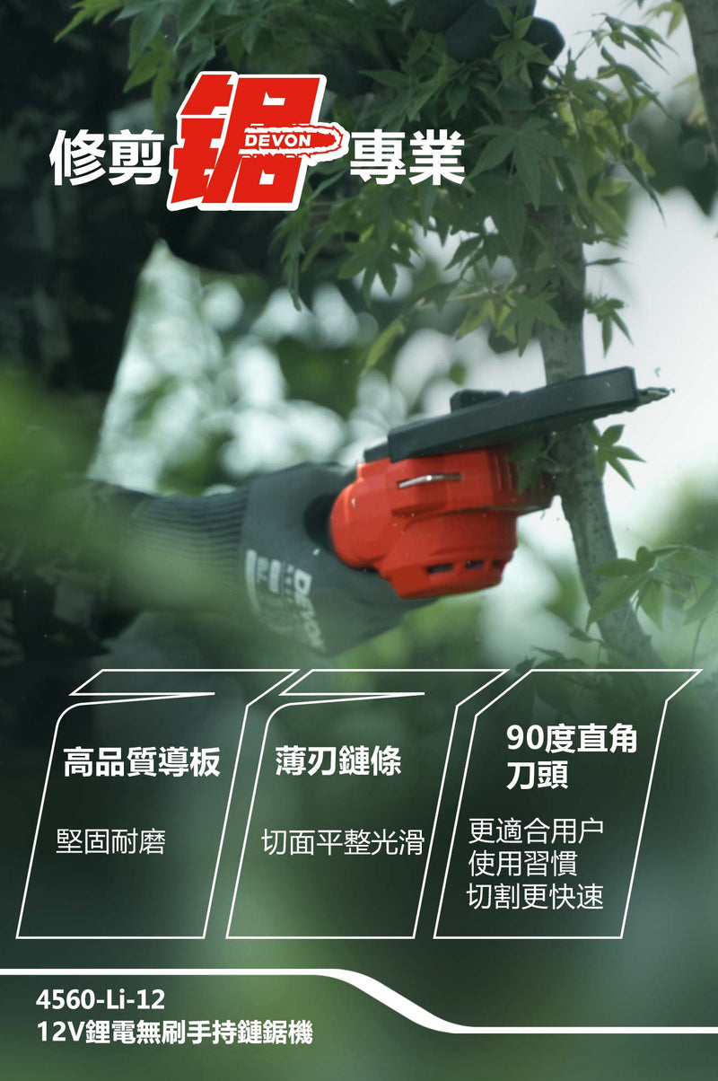 DEVON 大有 4560-Li-12 mini chainsaw