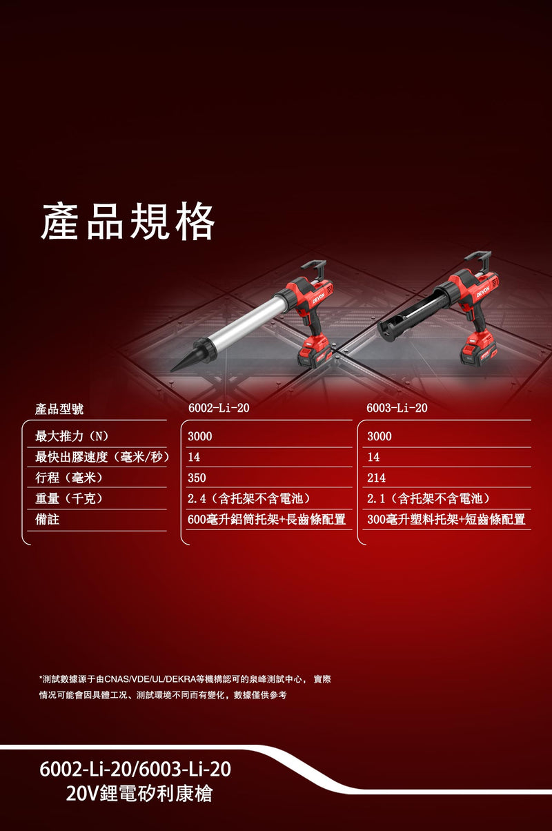 DEVON 大有 6002/6003 caulking gun