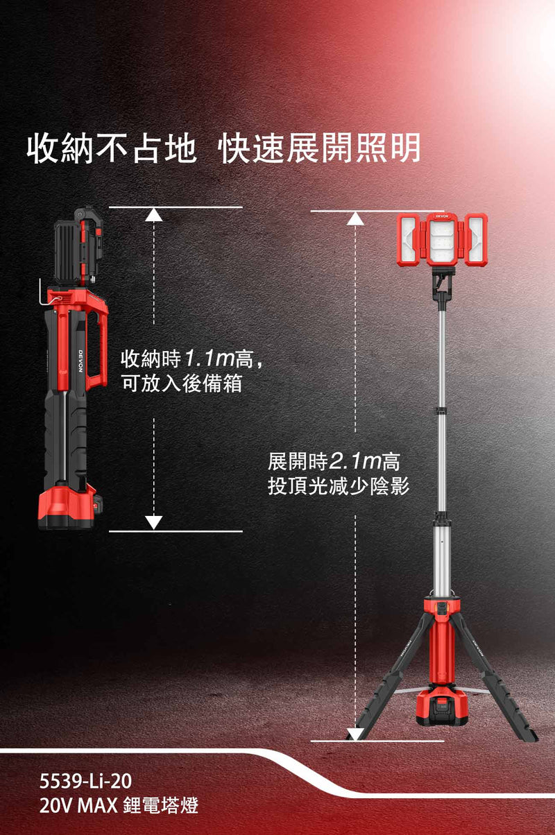 DEVON 大有 5539-Li-20 tower light