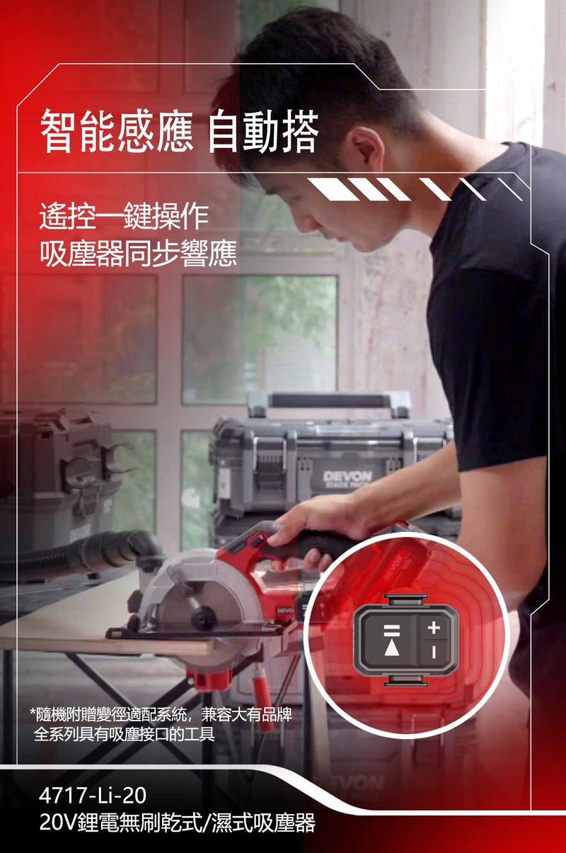 DEVON 大有 4717-Li-20 wet/dry vacuum