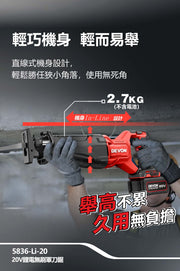 DEVON 大有 5836-Li-20 reciprocating saw