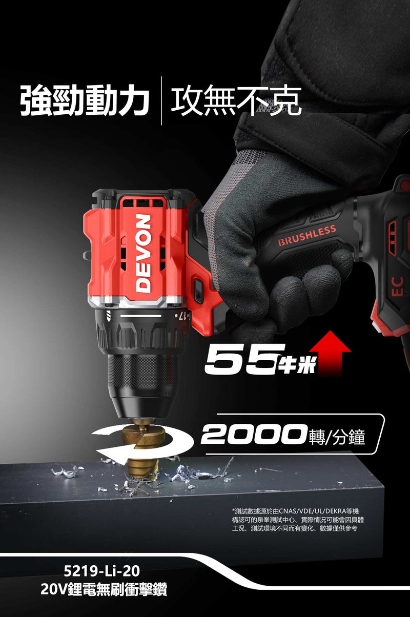 DEVON 大有 5219-Li-20 hammer drill
