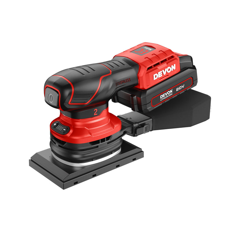 DEVON 大有 2220-Li-20 20V Brushless Sheet Sander