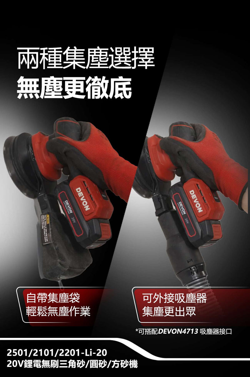 DEVON 大有 2220-Li-20 sander