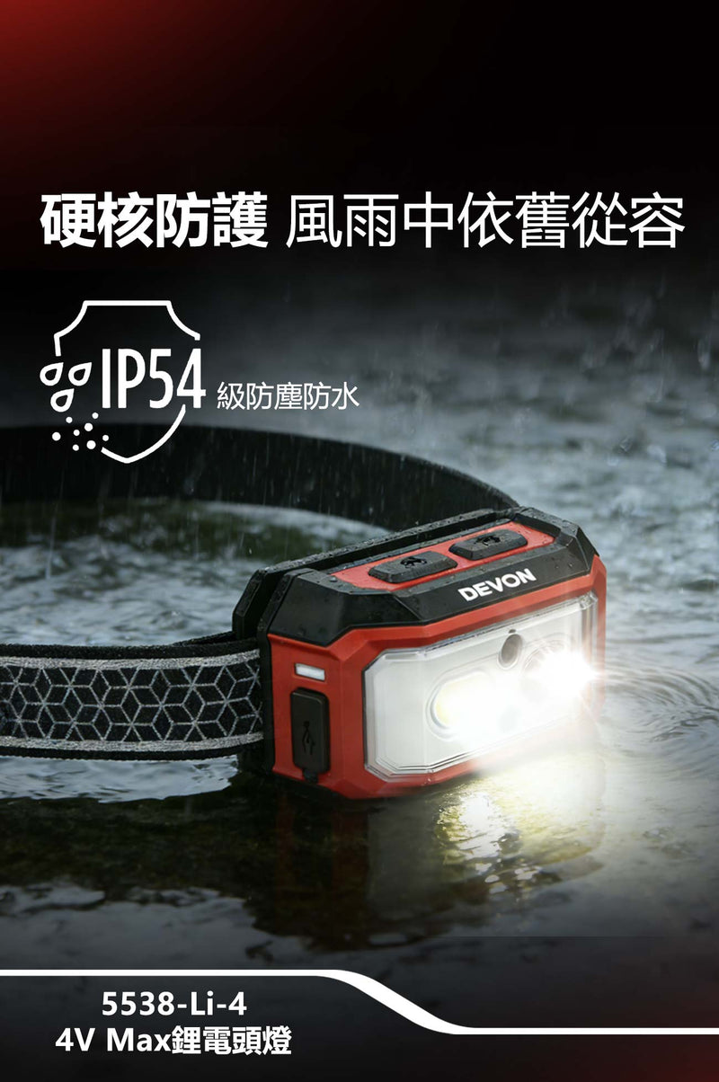 DEVON 大有 5538-Li-4 headlamp