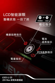DEVON 大有 6303-Li-20 table saw