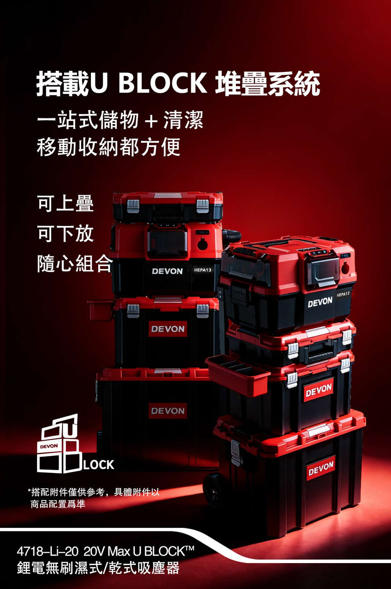 DEVON 大有 4718-Li-20 wet/dry vacuum