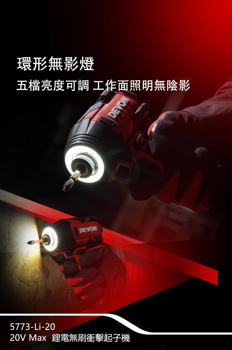 DEVON 大有 5773-Li-20 impact driver