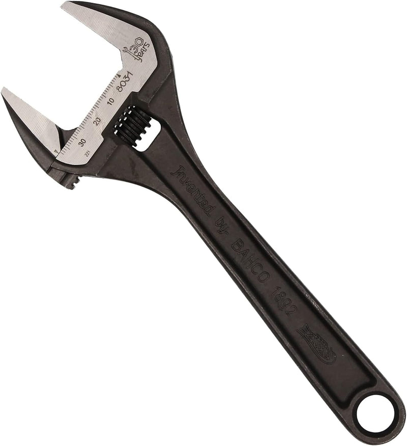 Bahco 8031 black adjustable wrench, 130th anniversary edition