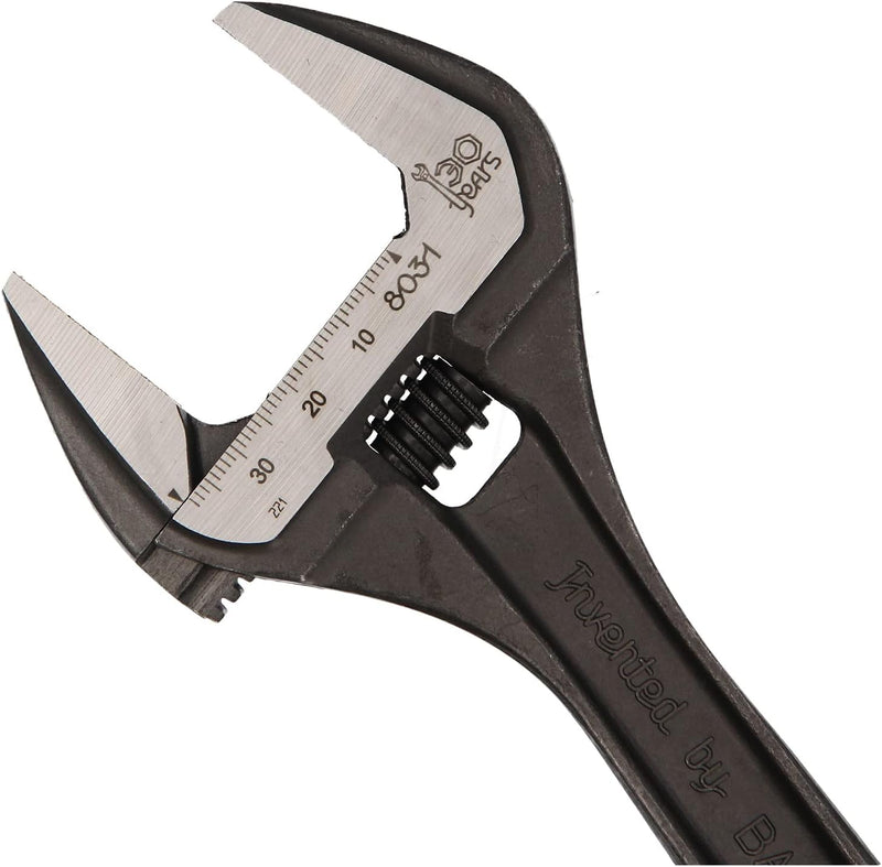 Bahco 8031 wide jaw with mm scale and 130 years marking