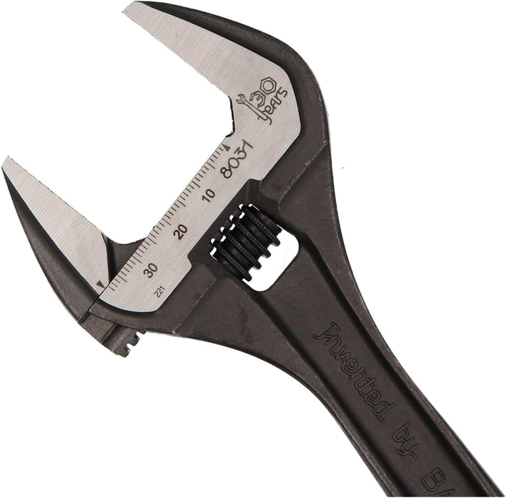 Bahco BAH8031 130 Year Anniversary Black Adjustable Wrench 200mm (8in)