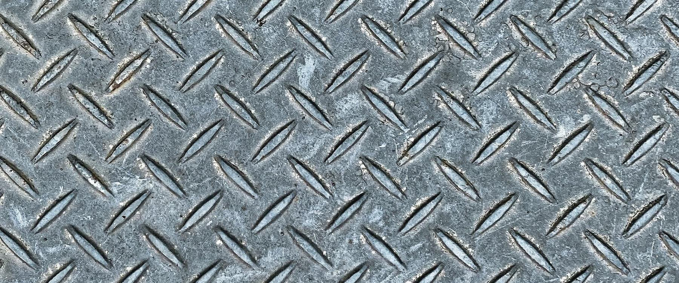 Steel tread plate texture
