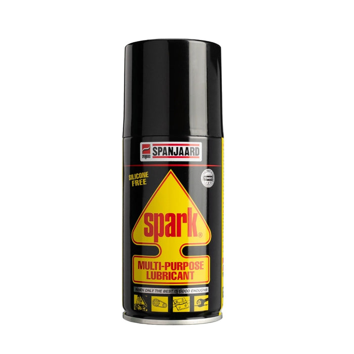 400ml Spanjaard Spark lubricant aerosol can – compact design for household, workshop, and automotive use