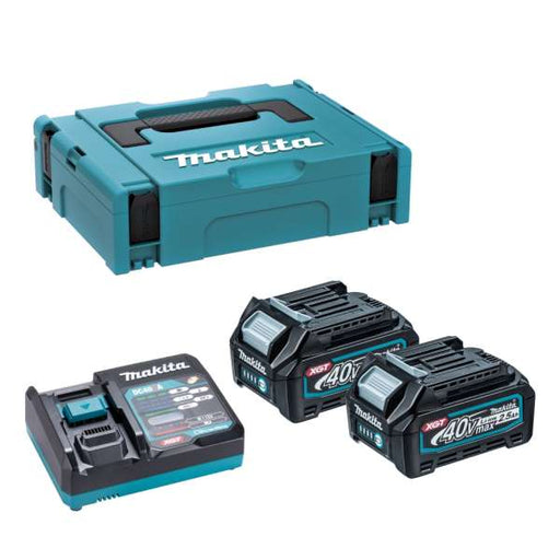 Makita 牧田 191J85-8 40Vmax 2.5Ah Battery x2 and Charger Set