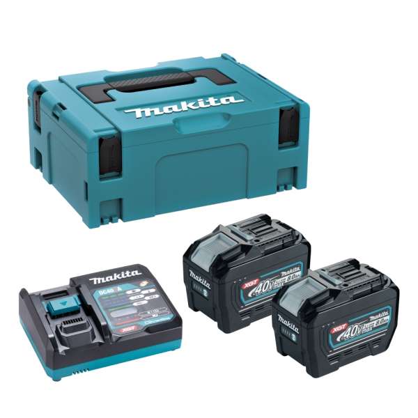 Makita 牧田 191Y92-1 40Vmax 8.0Ah Battery x2 and Charger Set
