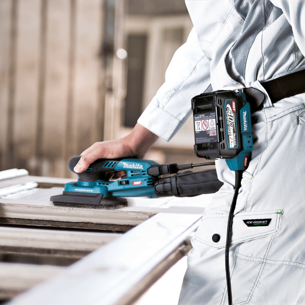 Makita 牧田 BO005CG 40Vmax XGT Battery Powered Orbital Sander (3-1/8 X 5-1/8") – photo 2