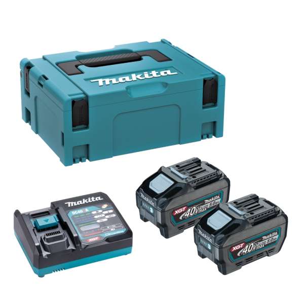 Makita 牧田 191V42-8 40Vmax 5.0Ah Battery x2 and Charger Set