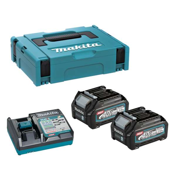 Makita 牧田 191V23-2 40Vmax 2.0Ah Battery x2 and Charger Set