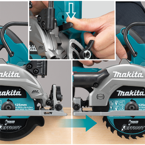 Makita 牧田 HS014G 40Vmax XGT Cordless Circular Saw, 125mm (4-7/8") – photo 8