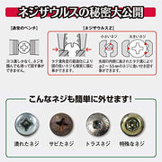 PZ-60 原理圖解：適用 2–5.5mm 滑牙、生銹、大扁頭及特殊螺絲