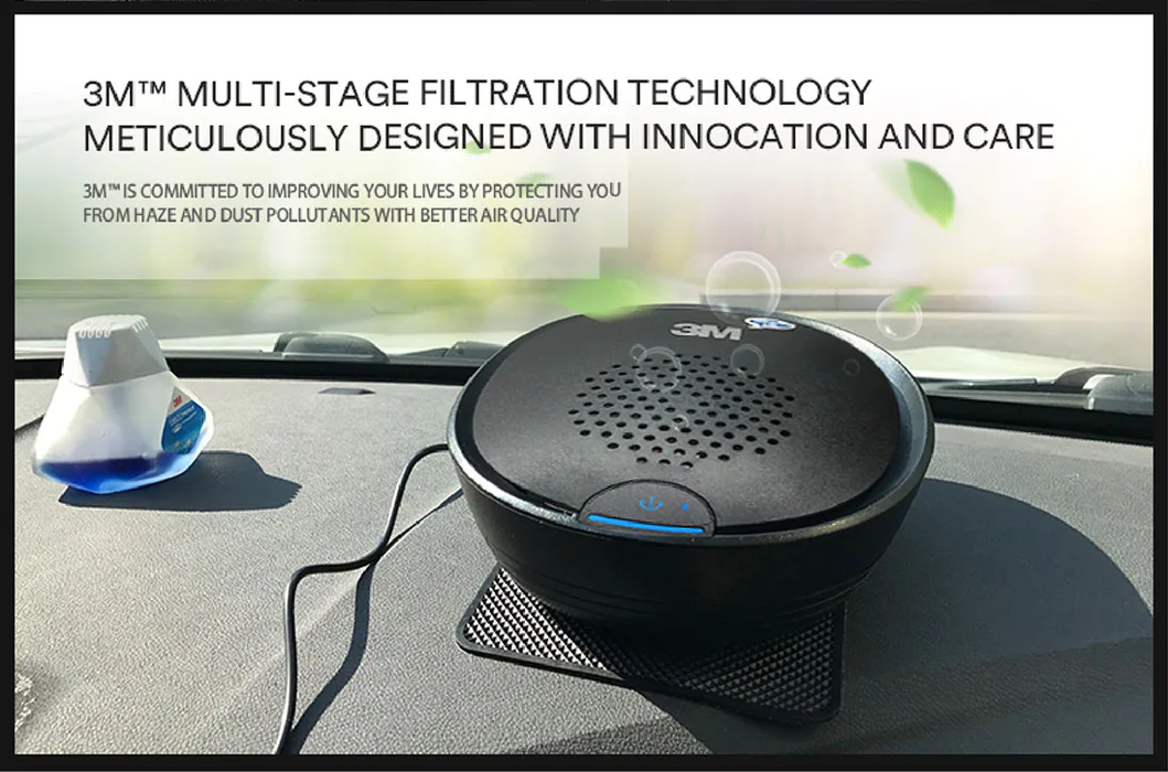 3M Vehicle Air Purifier Plus Black (For Car & Indoor)-PN38816EX