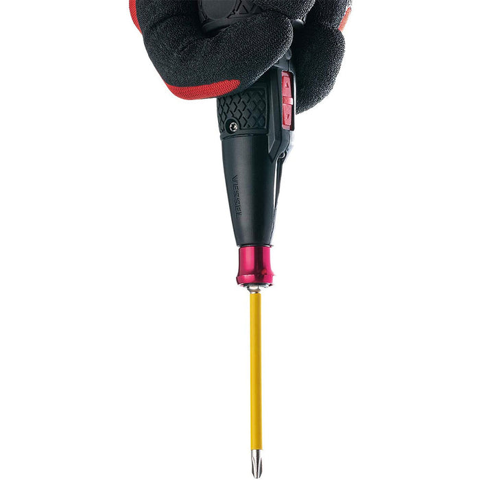 Vessel 220USB-5 3.6V Li-ion Cordless Rechargeable Ballgrip Screwdriver