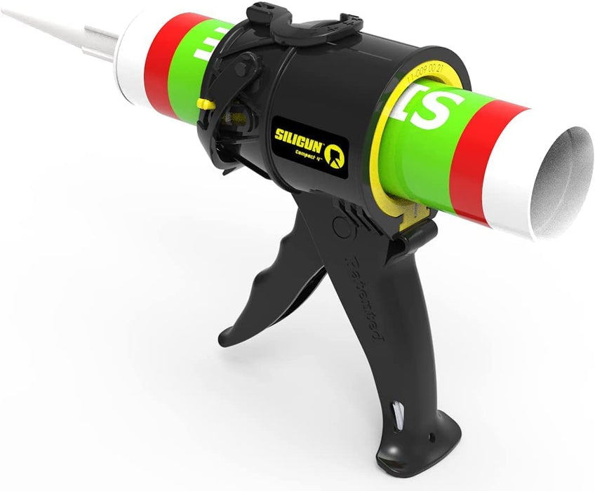 SILIGUN Compact 4" Caulking Gun - The Smallest Anti Drip Extreme Duty Caulk Gun