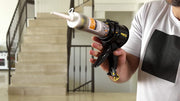 Applying sealant on a staircase with the SILIGUN