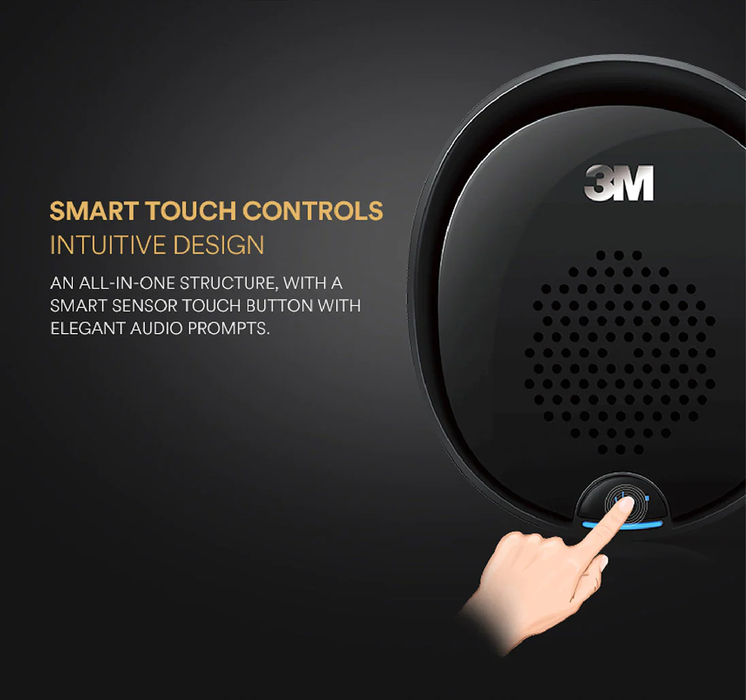 3M Vehicle Air Purifier Plus Black (For Car & Indoor)-PN38816EX