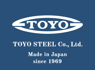TOYO 東洋製鋼標誌，1969 年起日本製造